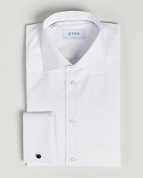  Slim Fit Shirt Double Cuff White