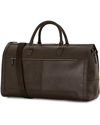  Leather Weekendbag Dark Brown