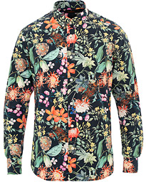  Donovan Printed Flower Shirt Navy