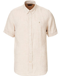  Douglas Short Sleeve Linen Shirt Khaki