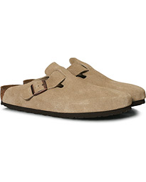  Boston Soft Footbed Taupe Suede 46