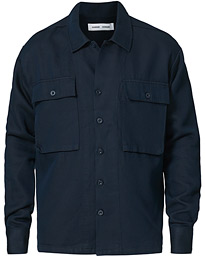 Samsøe & Samsøe Vega Cotton/Lyocel Shirt Jacket Sky Captain