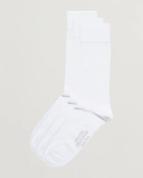  3-Pack True Cotton Socks White
