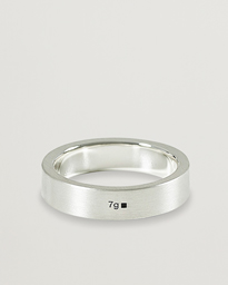  Ribbon Brushed Ring Sterling Silver 7g