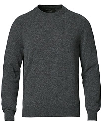  Cashmere Crew Neck Sweater Dark Grey