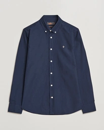  Oxford Button Down Cotton Shirt Navy