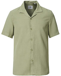  Miyagi Resort Collar Short Sleeve Shirt Oil Green