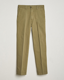  Flat Front Cotton Chino Olive