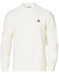  Moncler Logo Sweatshirt White – Valkoinen