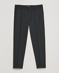  Terry Cropped Trousers Black