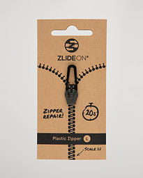  Normal Plastic Zipper Black L