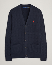  Cotton Cable Cardigan Hunter Navy