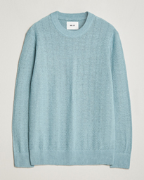  Jaden Knitted Linen Crew Neck Sweater Winter Sky 