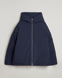  Hooded Down Jacket Navy