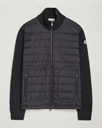 Moncler Hybrid Zip Cardigan Black