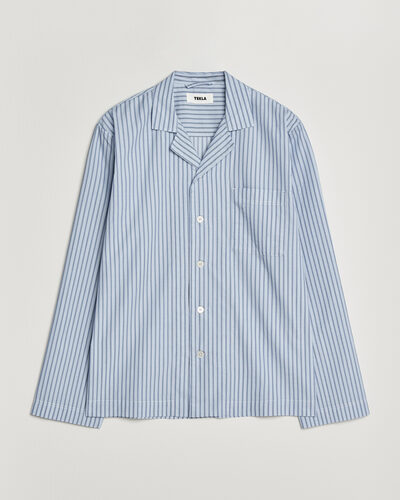 Tekla Fine Twill Pyjama Shirt Cooper Stripes