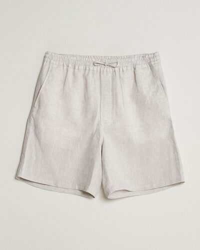 J.Lindeberg Joff Linen Drawstring Shorts Moonbeam