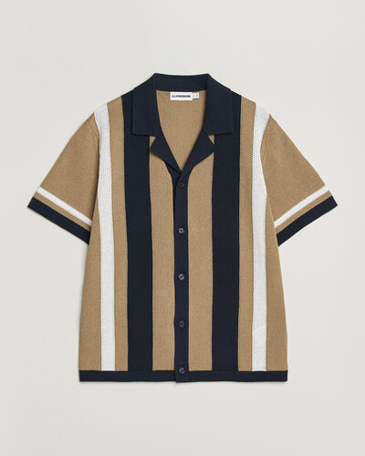 J.Lindeberg Remus Knitted Resort Shirt Kelp