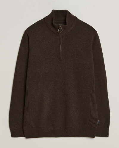 Barbour Lifestyle Holden Half Zip Dark Oak