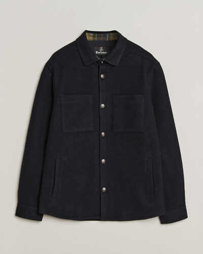 Barbour Lifestyle Marltown Tailored Wool Blend Overshirt Navy