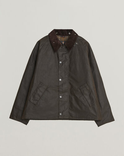 Barbour Heritage Transport Wax Jacket Dark Brown