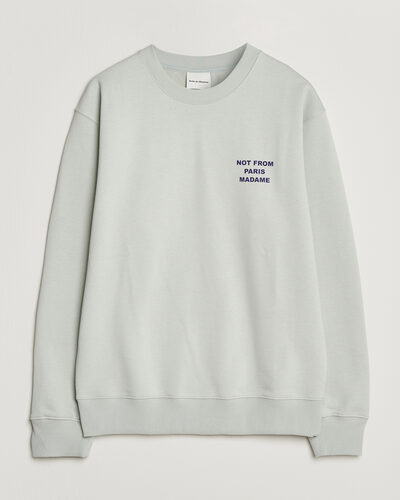 Drôle de Monsieur Bold Slogan Sweatshirt Grey