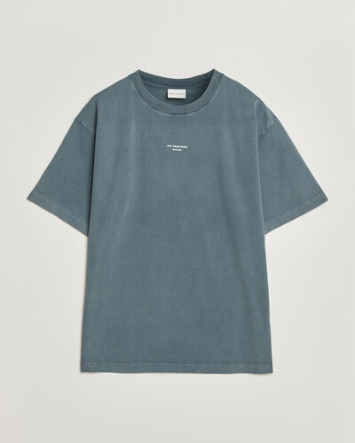 Drôle de Monsieur Classic Slogan T-Shirt Dark Grey