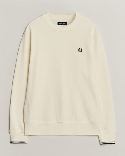 Fred Perry Crew Neck Sweatshirt Ecru