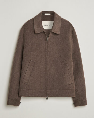 Gant Handstitched Wool/Cashmere Jacket Shadow Brown