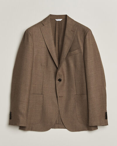 Boglioli K Jacket Wool Hopsack Blazer Beige