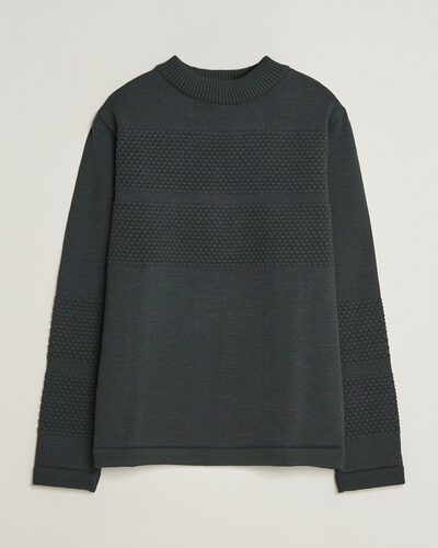 S.N.S. Herning Fisherman Mock Neck Terrain Green