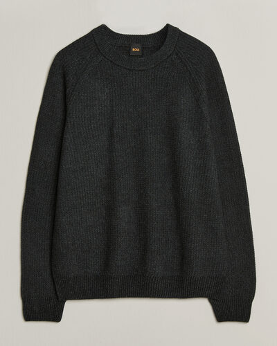 BOSS ORANGE Kepler Wool Knitted Sweater Black