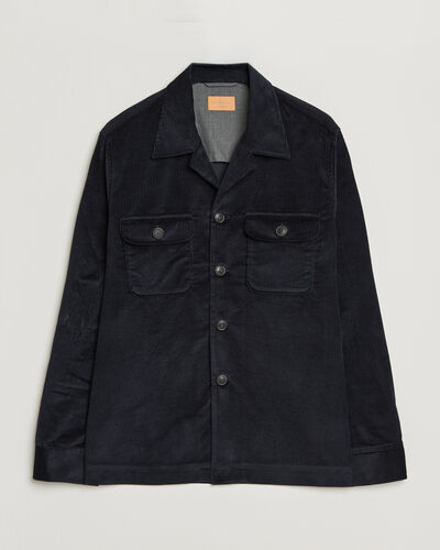Grigio Corduroy Overshirt Navy