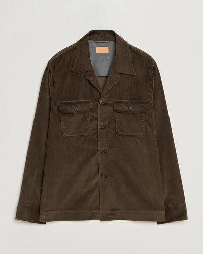 Grigio Corduroy Overshirt Dark Brown