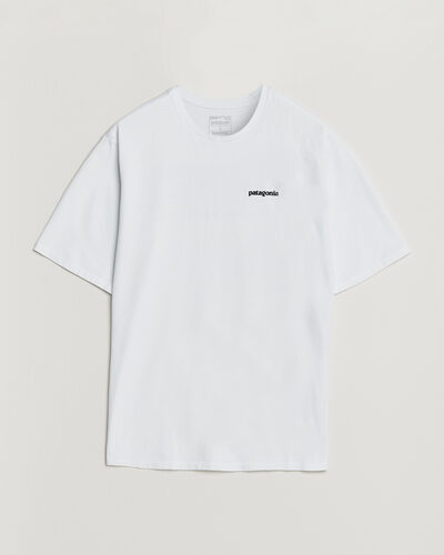 Patagonia P-6 Logo Responsibili T-Shirt Fiber White