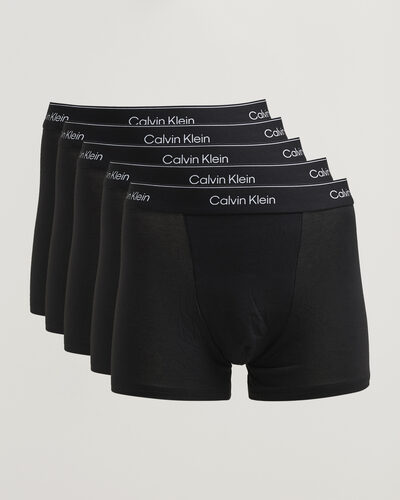 Calvin Klein 5-Pack Icon Cotton Stretch Relaxed Trunk Black