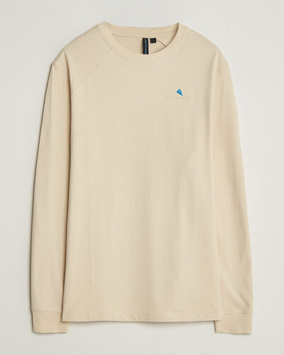 Klättermusen Root Long Sleeve Logo T-Shirt Clay