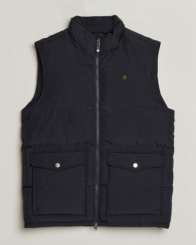 Morris Lennox Puffer Vest Blue