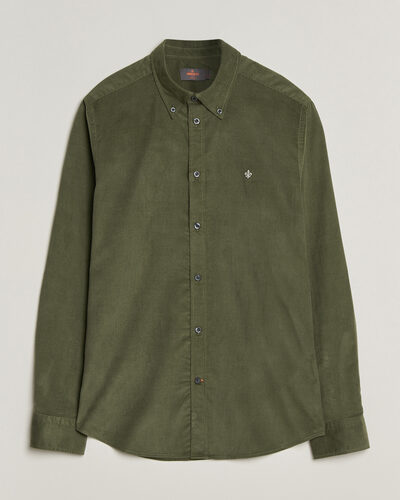 Morris Douglas Cord Shirt Olive