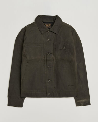 Filson Short Lined Tin Cloth Cruiser Beluga