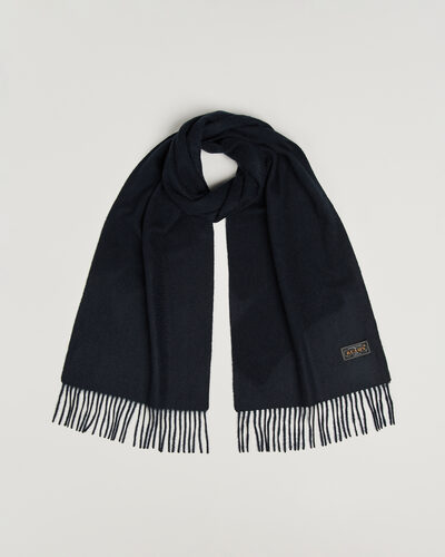 BEAMS PLUS Cashmere Scarf Navy