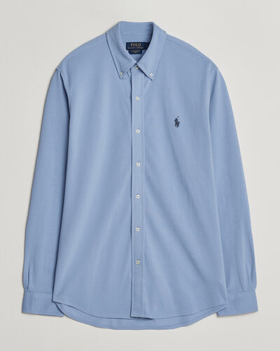 Polo Ralph Lauren Featherweight Mesh Shirt Dress Shirt Blue