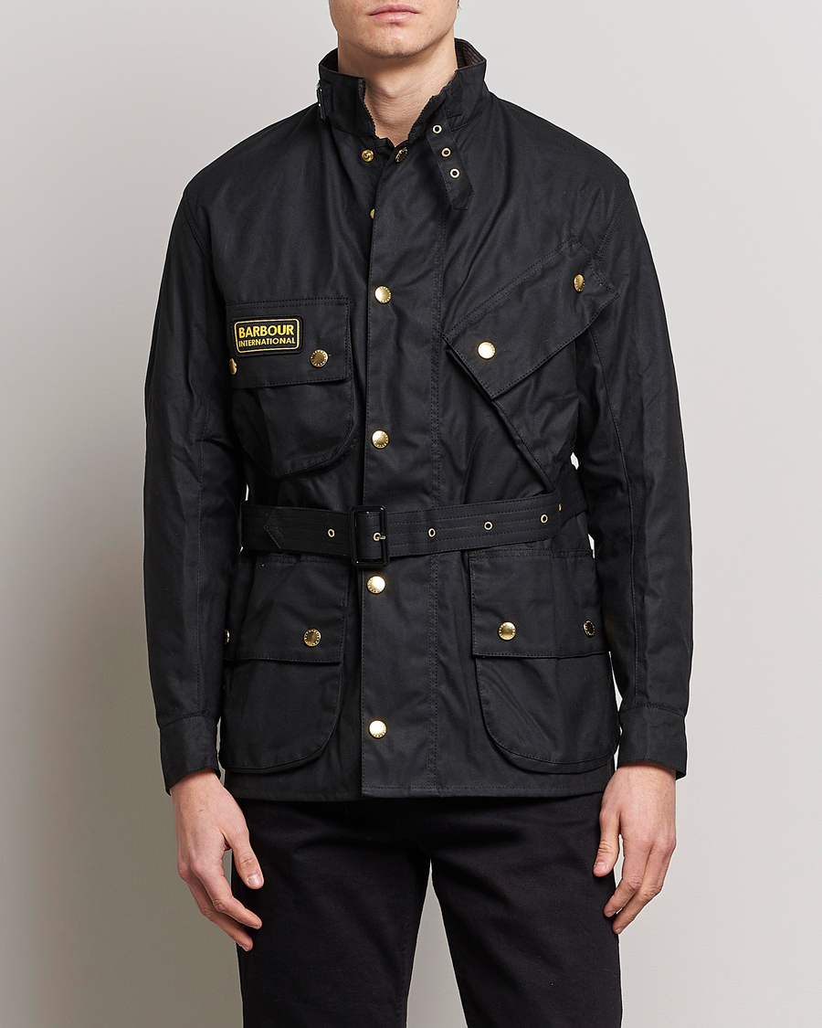 Mies | Ajattomia vaatteita | Barbour International | International Original Jacket Black