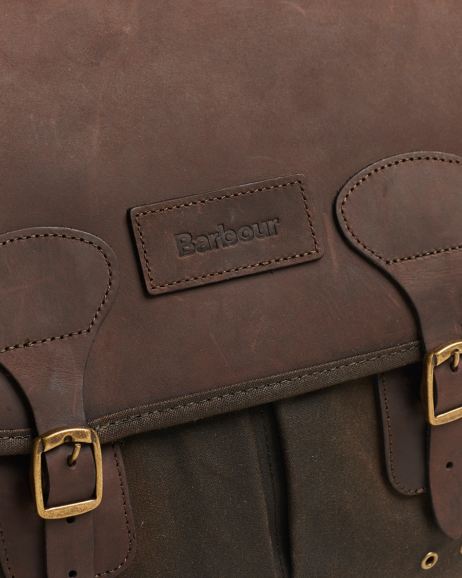 Mies | Laukut | Barbour Lifestyle | Wax Leather Tarras Olive