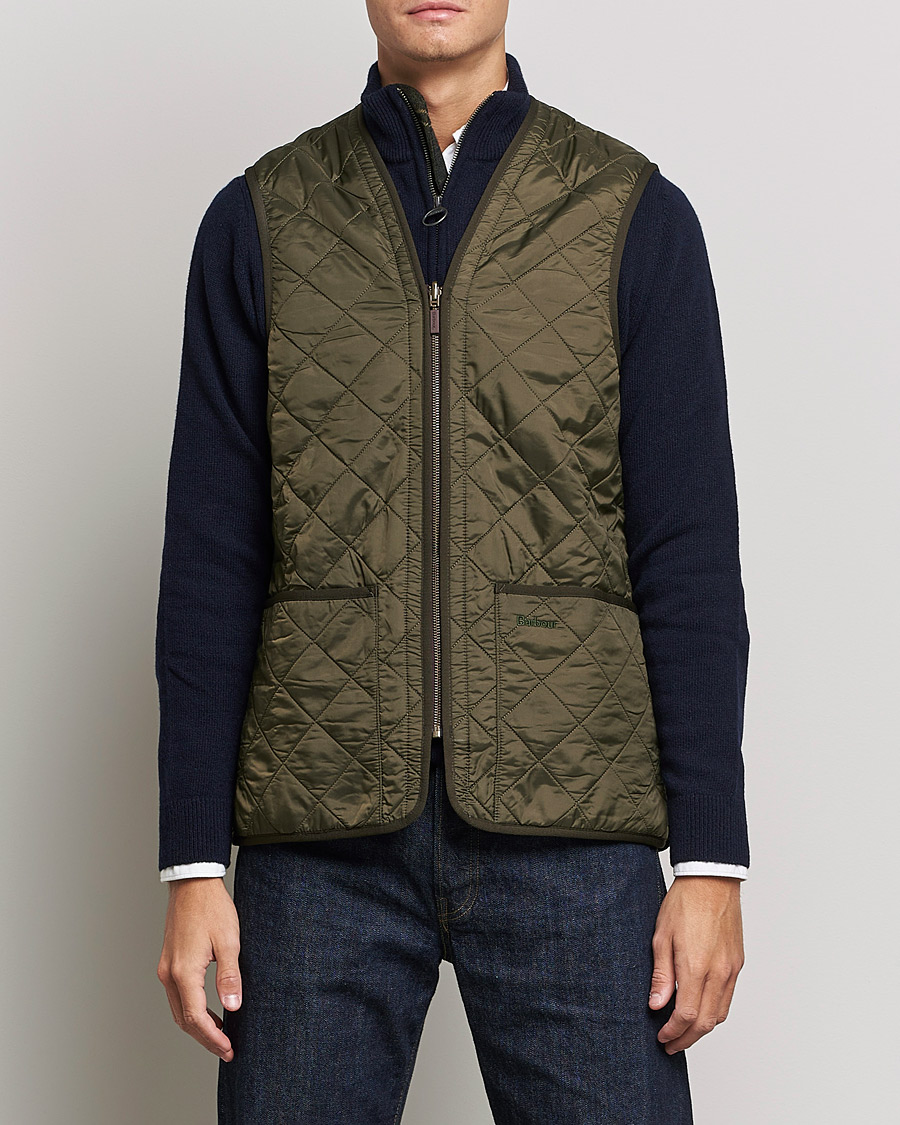 Mies |  | Barbour Lifestyle | Quilt Waistcoat/Zip-In Liner Olive