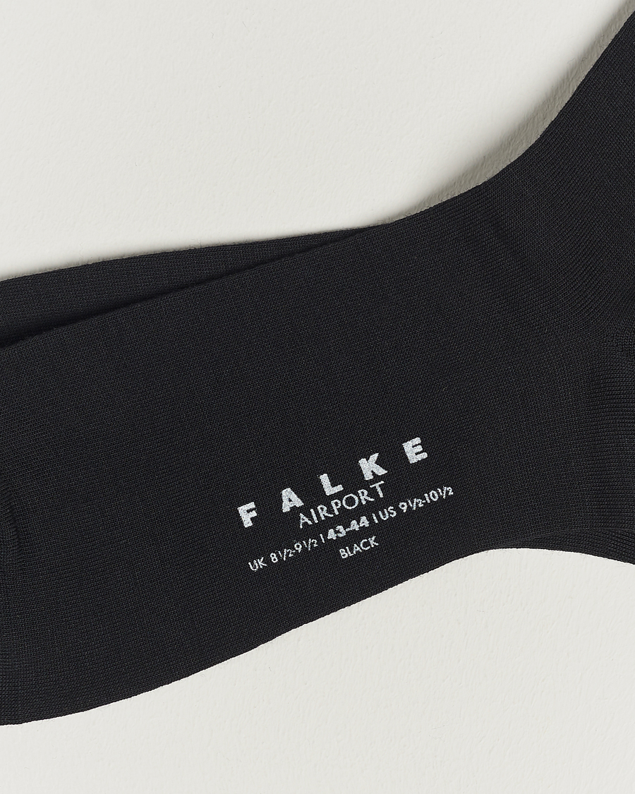 Mies | Alusvaatteet | Falke | Airport Socks Black