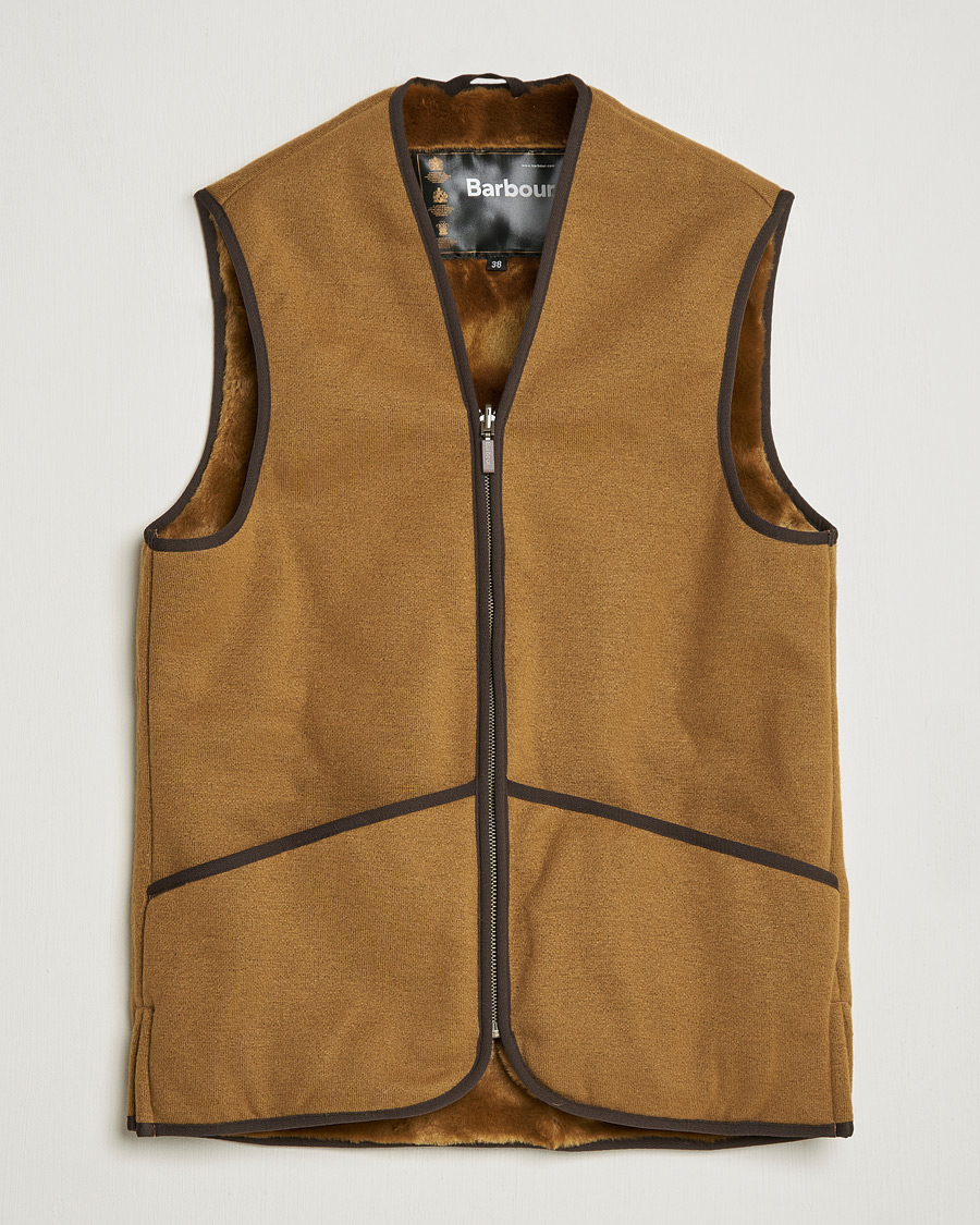 Miehet | Takki tarvikkeet | Barbour Lifestyle | Warm Pile Waistcoat Zip-In Liner Brown