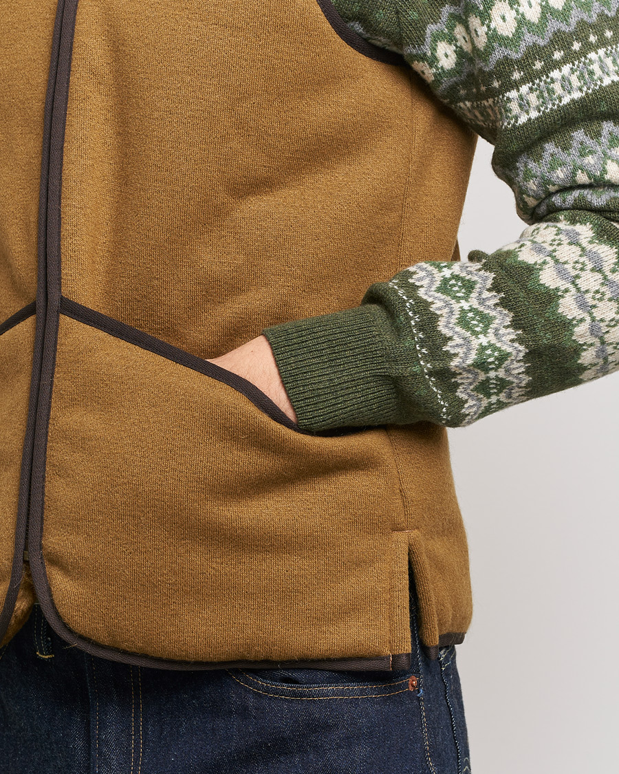 Mies | Takit | Barbour Lifestyle | Warm Pile Waistcoat Zip-In Liner Brown