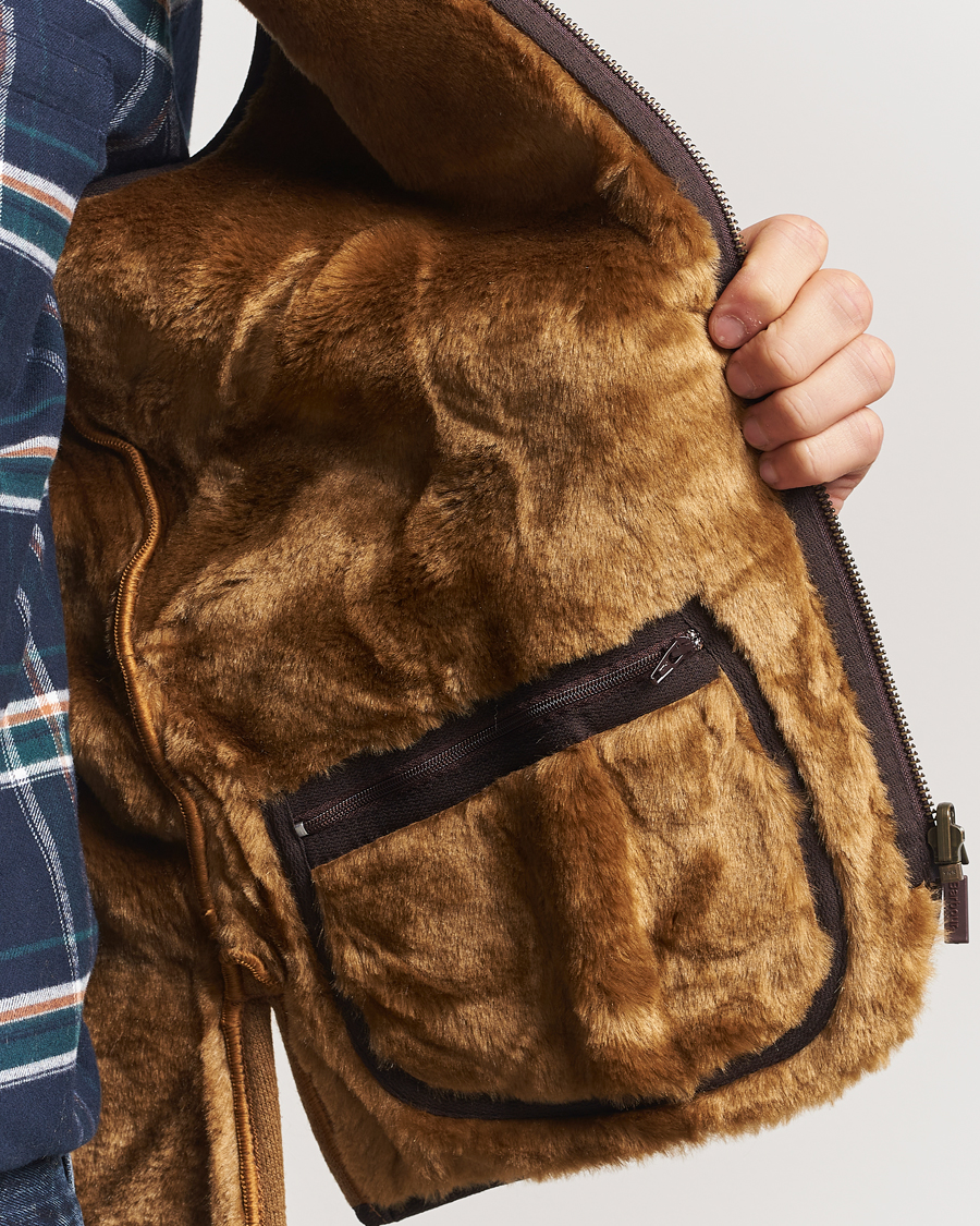 Mies | Ulkoliivit | Barbour Lifestyle | Warm Pile Waistcoat Zip-In Liner Brown