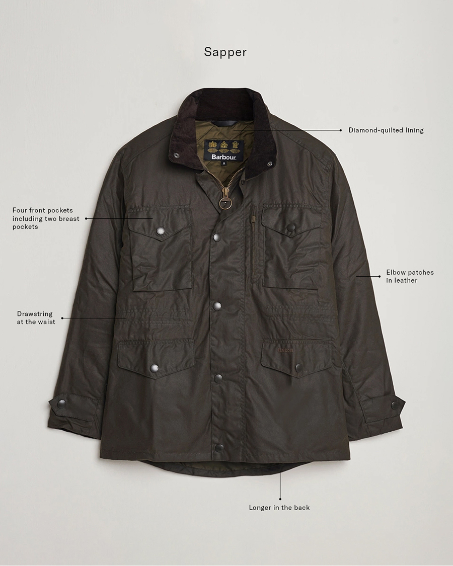 Mies | Takit | Barbour Lifestyle | Sapper Jacket Olive